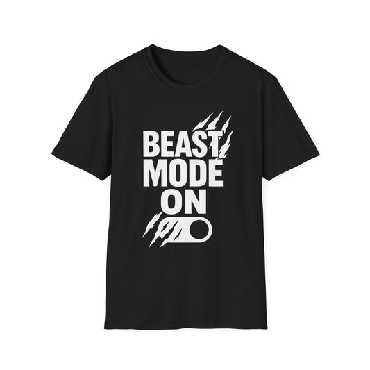 Beast Mode On Gym Motivation T-Shirt – Workout Hustle Tee
