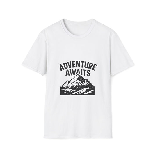 Adventure Awaits T-Shirt – Mental Health Awareness Quote Tee