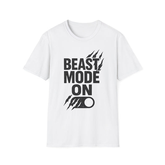 Beast Mode On Gym Motivation T-Shirt – Workout Hustle Tee